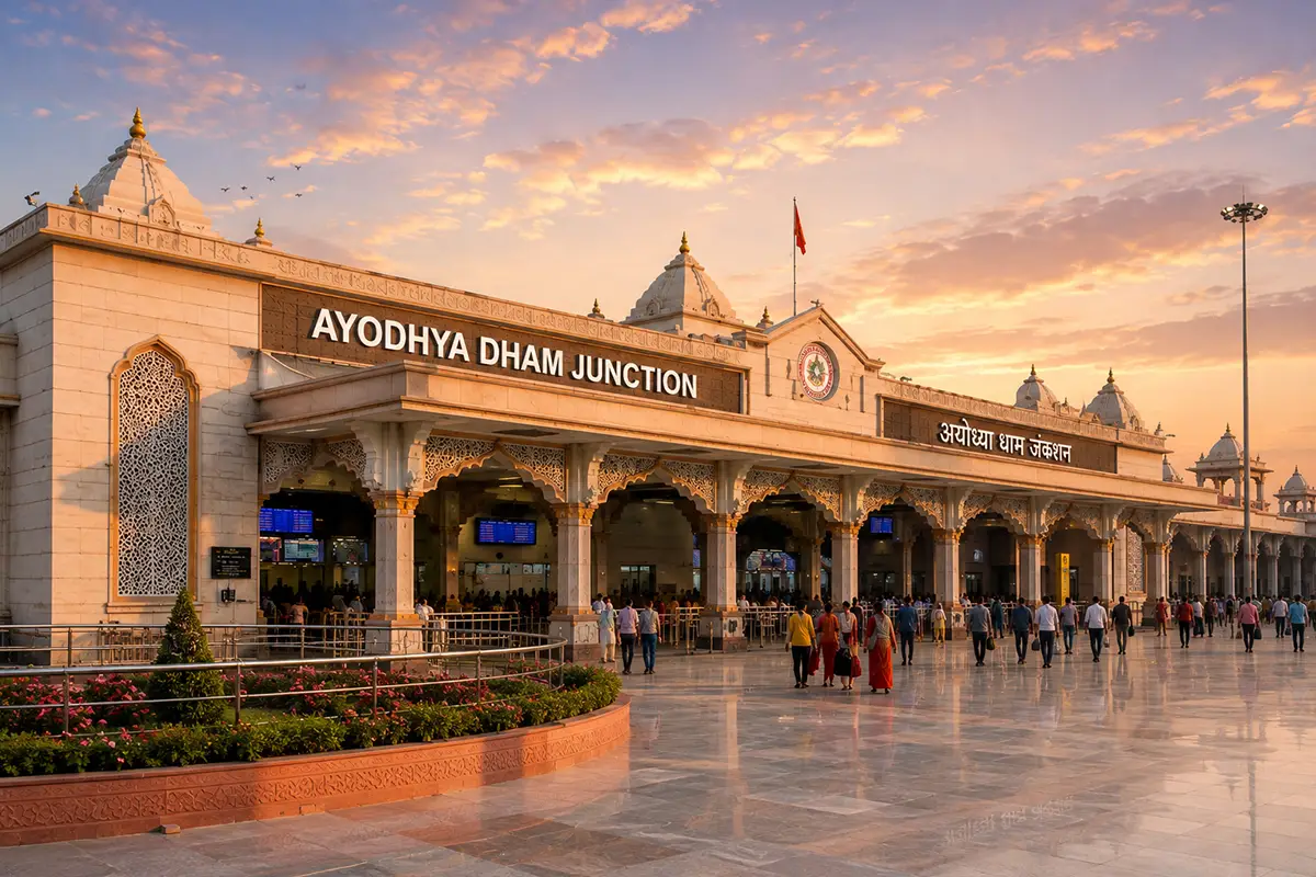 Ayodhya Dham Junction_ Approximately 2 km