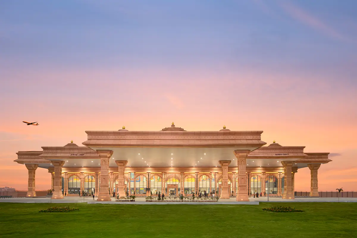 Maharishi Valmiki International Airport, Ayodhya_ Approximately 7- 10 km