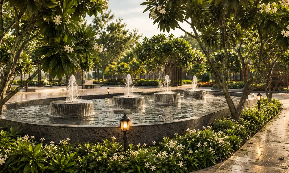 Serene Waterbodies with Relaxation Areas Img